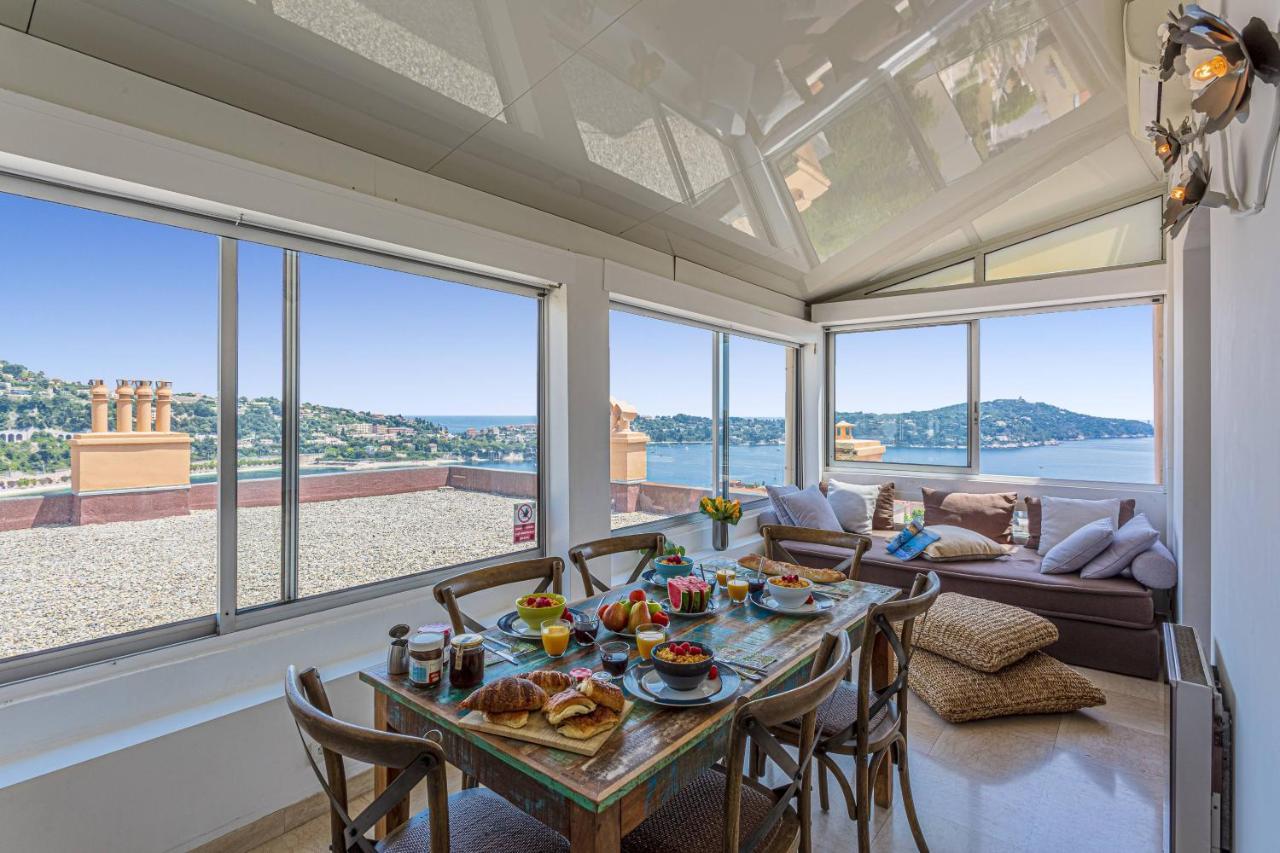My Casa - Villefranche Cauvin - Panoramic Sea View Ac מראה חיצוני תמונה